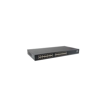 LevelOne POH-1620 16-Port High Power PoE Midspan Hub ,400W - Schnelles Ethernet - Gigabit Ethernet - 10,100,1000 Mbit/s - IEEE 802.3 - IEEE 802.3ab - IEEE 802.3af - IEEE 802.3u - Schwarz - 1U - Link - PoE - Leistung