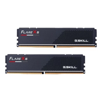 G.Skill Flare X5 - DDR5 - Kit - 32 GB: 2 x 16 GB - DIMM 288-PIN Low Profile - 5200 MHz / PC5-41600 - CL36 - 1.2 V - ungepuffert - non-ECC - mattschwarz eloxiert