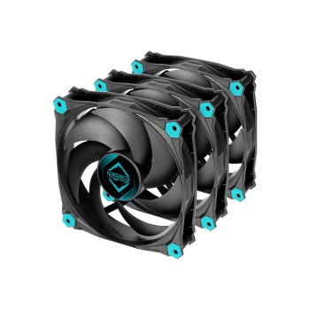 Iceberg Thermal IceGale - case fan - 120 mm - black (pack of 3)