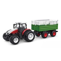 Amewi RC Traktor mit Viehtransporter LiIon 500mAh weiss/6+