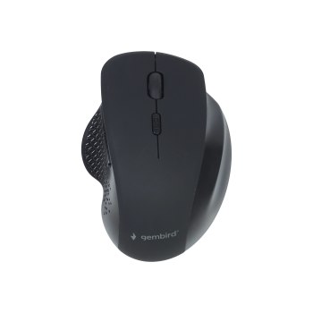 Gembird MUSW-6B-02 - Maus - ergonomisch - optisch - 6 Tasten - kabellos - 2.4 GHz - kabelloser Empfänger (USB)