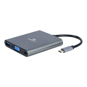 Gembird A-CM-COMBO6-01 USB Type-C 6-in-1 multi-port...