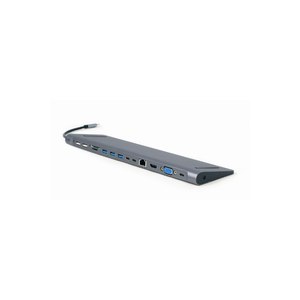 Gembird Cablexpert A-CM-COMBO9-01 - docking station -...