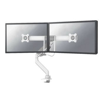 Neomounts Screen Desk Mount 17-32inch 2 screens topfix clamp & grommet