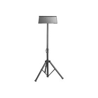 Manhattan TV/Monitor/Projector/Laptop Mount, Tripod Floor Stand, 1 screen/device, Screen Sizes: 13-32", VESA 75x75 to 100x100mm, Max 15kg, Height Adjustable, Black, Lifetime Warranty - Aufstellung - Stativ - für Notebook / Tablet / Projektor - tragbar - S