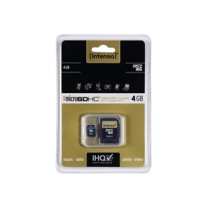 Intenso Flash memory card (microSDHC to SD adapter included)