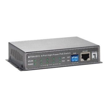 LevelOne FSW-0513 - Switch - 4 x 10/100 (PoE)