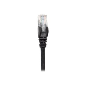 Intellinet Network Patch Cable, Cat5e, 3m, Black, CCA, U/UTP, PVC, RJ45, Gold Plated Contacts, Snagless, Booted, Lifetime Warranty, Polybag