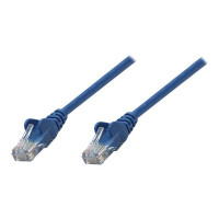 Intellinet Network Patch Cable, Cat5e, 5m, Blue, CCA, U/UTP, PVC, RJ45, Gold Plated Contacts, Snagless, Booted, Lifetime Warranty, Polybag