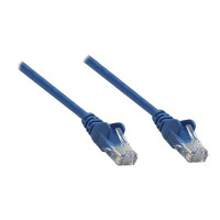 Intellinet Network Patch Cable, Cat5e, 5m, Blue, CCA, U/UTP, PVC, RJ45, Gold Plated Contacts, Snagless, Booted, Lifetime Warranty, Polybag - Patch-Kabel - RJ-45 (M)