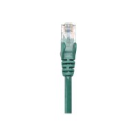 Intellinet Network Patch Cable, Cat5e, 10m, Green, CCA, U/UTP, PVC, RJ45, Gold Plated Contacts, Snagless, Booted, Lifetime Warranty, Polybag