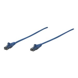 Intellinet 1m Cat6 - 1 m - Cat6 - U/UTP (UTP) - RJ-45 - RJ-45 - Blu