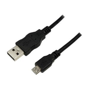 LogiLink 1.8m USB/microUSB - 1,8 m - USB A - Micro-USB B...