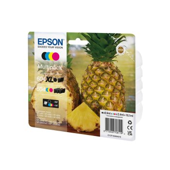 Epson 604XL Multipack - 4er-Pack - XL (Schwarz) + Standard-Kapazität