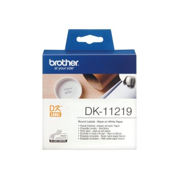 Brother DK-11219 - Schwarz auf Weiß - Rolle (1,2 cm)