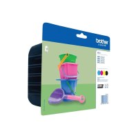 Brother LC221 Value Pack - 4er-Pack - Schwarz, Gelb, Cyan, Magenta