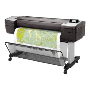 HP DesignJet T1700 PostScript - 1118 mm (44") Großformatdrucker - Farbe - Tintenstrahl - 1118 x 1676 mm - 2400 x 1200 dpi - bis zu 0.55 Min./Seite - Gigabit LAN, USB-Host - cutter