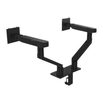 Dell Dual Monitor Arm - MDA20 - Befestigungskit - einstellbarer Arm - für 2 LCD-Displays - Schwarz - Bildschirmgröße: 48.3-68.6 cm (19"-27") - Montageschnittstelle: 100 x 100 mm - Tischmontage - für Precision 3581