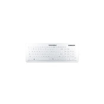 Man-Machine Very Cool Flat - A grandezza naturale (100%) - Cablato - USB - QWERTZ - Bianco