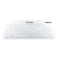 Man-Machine Very Cool Flat DE white Hygienetastatur white 104Tasten DE - Tastatur - 104 Tasten