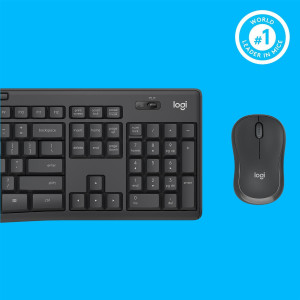 (B-Ware) Logitech MK295 Silent - Tastatur-und-Maus-Set - US Layout