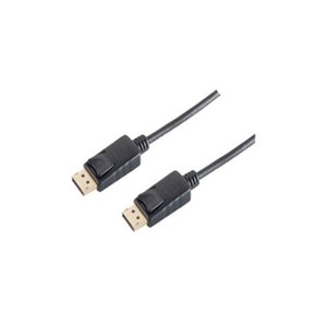 DisplayPort (ST-ST) 1m 4K 60Hz 1.2 vergoldet Black