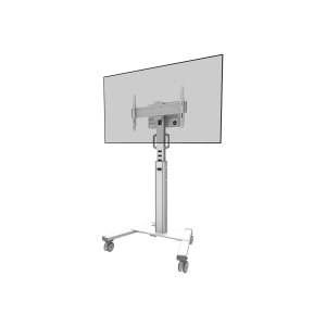 Carrello Neomounts - per schermo piatto - bianco - dimensioni schermo: 94-190,5 cm (37"-75")