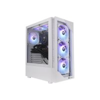 Thermaltake View 200 TG Snow ARGB - Mid tower - ATX - Seitenteil mit Fenster (gehärtetes Glas)