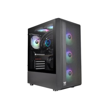 Thermaltake S Series S200 TG ARGB - Mid tower - ATX - Seitenteil mit Fenster (gehärtetes Glas)