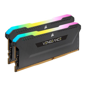 CORSAIR Vengeance RGB PRO SL - DDR4 - Kit - 32 GB: 2 x 16 GB - DIMM 288-PIN - 3600 MHz / PC4-28800 - CL18 - 1.35 V - ungepuffert - non-ECC - Schwarz