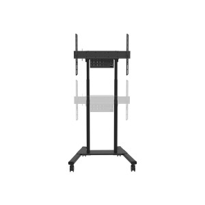 Neomounts FL55-875BL1 - Wagen - motorisiert - für LCD-Display - verriegelbar - Stahl - Schwarz - Bildschirmgröße: 140-254 cm (55"-100")