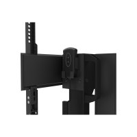 Neomounts FL55-875BL1 - Carrello - motorizzato - per display LCD - bloccabile - acciaio - nero - dimensioni dello schermo: 140-254 cm (55"-100")