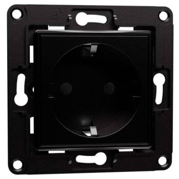 Shelly Wall Socket EU - Wandsteckdose - Schwarz