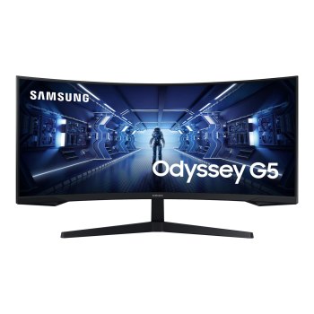 Samsung Odyssey G5 C34G55TWWP - G55T Series - LED-Monitor - Gaming - gebogen - 86 cm (34")