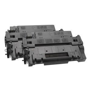 HP 55X - confezione da 2 - alta resa - nero - originale - LaserJet - cartuccia toner (CE255XD)