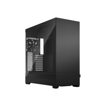 Fractal Design Pop XL Silent - Tower - E-ATX - Seitenteil mit Fenster (gehärtetes Glas) - keine Spannungsversorgung (ATX) - Schwarz TG mit klarer Farbe - USB/Audio