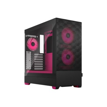 Fractal Design Pop Air RGB - Tower - ATX - Seitenteil mit Fenster (gehärtetes Glas) - keine Spannungsversorgung (ATX) - Magenta, klar, Tinted - USB/Audio - für Fractal Design Model D, Type D