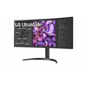 LG UltraWide 34WQ75X-B - LED-Monitor - gebogen - 86.72 cm (34") - 3440 x 1440 UWQHD - IPS - 400 cd/m² - 1000:1 - HDR10 - 5 ms - 2xHDMI, DisplayPort, USB-C - Lautsprecher - Schwarz