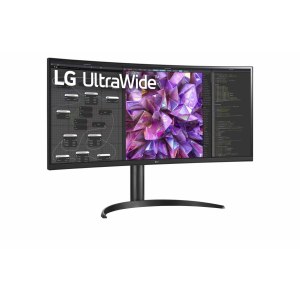 LG UltraWide 34WQ75X-B - LED-Monitor - gebogen - 86.72 cm (34") - 3440 x 1440 UWQHD - IPS - 400 cd/m² - 1000:1 - HDR10 - 5 ms - 2xHDMI, DisplayPort, USB-C - Lautsprecher - Schwarz