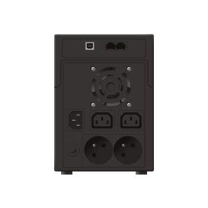 PowerWalker VI 2200 LCD/FR - UPS - AC 230 V - 1200 W - 2200 VA 9 Ah - USB - Output ports: 4 - Black