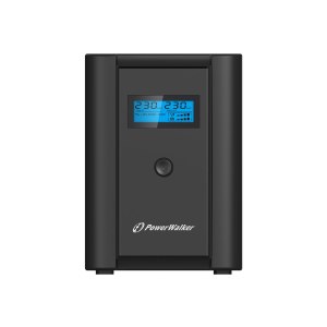 PowerWalker VI 2200 LCD/FR - USV - Wechselstrom 230 V - 1200 Watt - 2200 VA 9 Ah - USB - Ausgangsanschlüsse: 4 - Schwarz