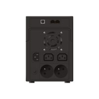 PowerWalker VI 2200 LCD/FR - UPS - AC 230 V - 1200 W - 2200 VA 9 Ah - USB - Output ports: 4 - Black