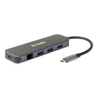 D-Link DUB-2334 - Dockingstation - USB-C - HDMI