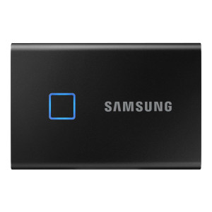 Samsung 1 TB Portable SSD T7 Touch schwarz - Disco a...