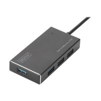 DIGITUS Hub USB 3.0 per ufficio, 4 porte