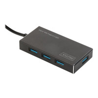 DIGITUS Hub USB 3.0 per ufficio, 4 porte