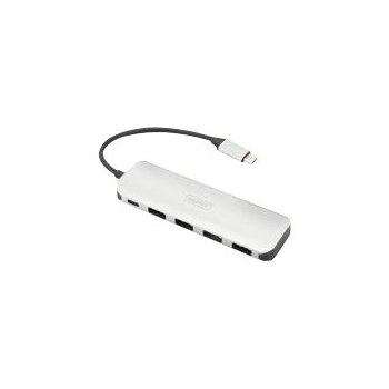 DIGITUS Hub USB Type-C a 4 porte (USB 3.0) + PD