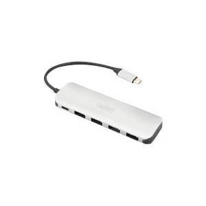 DIGITUS USB Type-C 4-Port Hub (USB 3.0) + PD