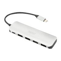 DIGITUS USB Type-C 4-Port Hub (USB 3.0) + PD