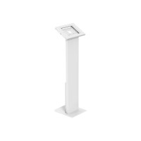 Neomounts FL15-750WH1 - table-top - for tray - lockable - white - screen size: 24.6 cm, 25.7 cm, 25.9 cm, 26.4 cm, 26.6 cm, 27.7 cm, 27.9 cm (9.7", 10.1", 10.2", 10.4", 10.5", 10.9", 11")